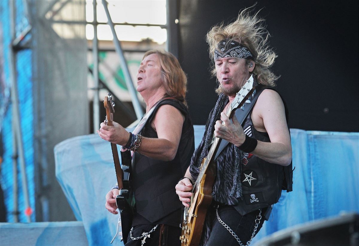 Iron Maiden na brn�nském Velodromu.