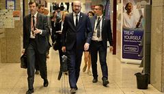Belgický premiér Charles Michel 28. ervna 2018 v Bruselu v kuloárech summitu...
