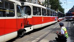 V Praze mezi I.P.Pavlova a Karlovým námstím se srazily dv tramvaje.