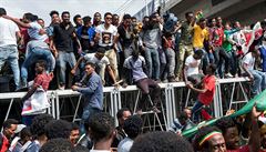 Projev etiopského premiéra peruila exploze.