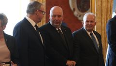 Petr Kál, Miroslav Toman a Dan ok na Praském hrad.