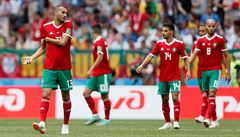 Zklamání marockých fotbalist.