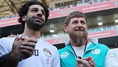 Egyptský fotbalista Mohamed Salah (vlevo) a čečenský vůdce Ramzan Kadyrov. | na serveru Lidovky.cz | aktuální zprávy