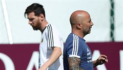 Jorge Sampaoli vs. Lionel Messi, tak vypadá momentální uspoádání argentinské...