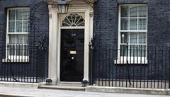 Sídlo britských premiér na Downing Street 10.