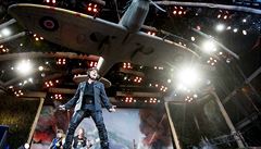 Koncert kapely Iron Maiden v Praze: zpěvák Bruce Dickinson. | na serveru Lidovky.cz | aktuální zprávy