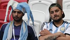 MS ve fotbale 2018, Francie vs. Argentina: smutní fanouci jihoamerické zem po...