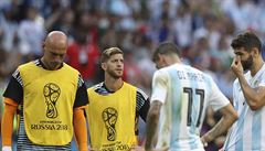 MS ve fotbale 2018, Francie vs. Argentina: zklamaní hrái jihoamerického výbru.