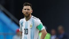 MS ve fotbale 2018, Francie vs. Argentina: kapitán jihoamerického výbru Lionel...