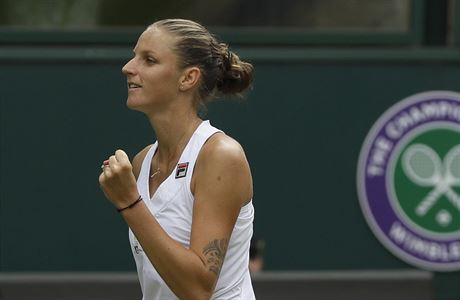 Karolína Plíková si poprvé v kariée zahraje osmifinále Wimbledonu.