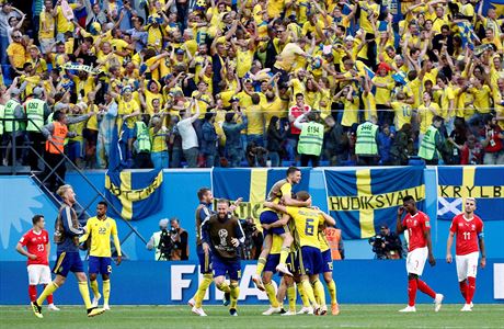 Švédsko - Švýcarsko 1:0. Seveřané postupují do čtvrtfinále po 24 letech |  Fotbal | Lidovky.cz