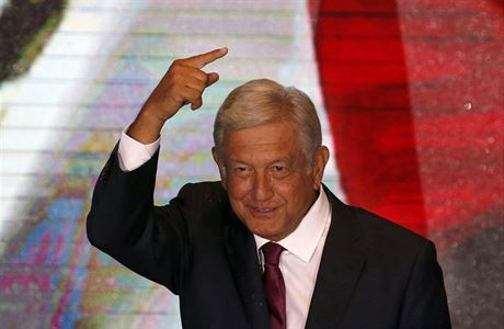Vítz mexických prezidentských voleb Andres Manuel Lopez Obrador.