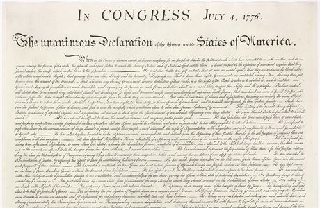 Deklarace nezávislosti.