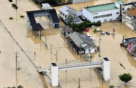 Zplavy v Japonsku.