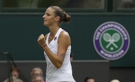 Karolína Plíková si poprvé v kariée zahraje osmifinále Wimbledonu.