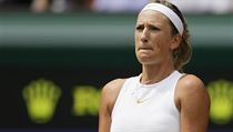 Bloruska Viktoria Azarenkov ve 2. kole Wimbledonu 2018 proti Karoln...