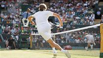 Alexander Zverev na Wimbledonu 2018.