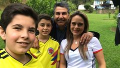 Sachi Escobar se svojí rodinou.