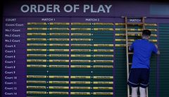 Wimbledon 2018: první hrací den letoního travnatého grandslamu.