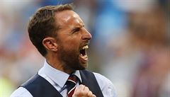 MS ve fotbale 2018, védsko vs. Anglie: kou ostrovního celku Gareth Southgate...