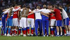 MS ve fotbale 2018, Rusko vs. Chorvatsko: Rusové ped penaltovým rozstelem.