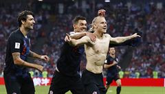 MS ve fotbale 2018, Rusko vs. Chorvatsko: Domagoj Vida slaví gól na 2:1. | na serveru Lidovky.cz | aktuální zprávy