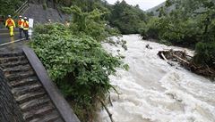 Rozvodněná řeka na západě Japonska. | na serveru Lidovky.cz | aktuální zprávy