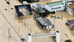 Záplavy v Japonsku.