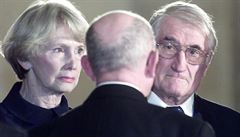 Dagmar Bure�ová b�hem udílení státních vyznamenání na Pra�ském hrad� v roce...