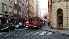 Kvli úniku plynu v Masné ulici v Praze zasahují hasii. Policie oblast...