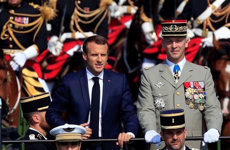Slavnosti se zastnil Emmanuel Macron.