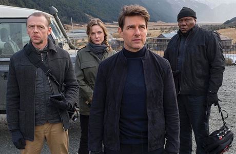 Ethan Hunt (Tom Cruise) a jeho parta. Snímek Mission Impossible: Fallout...