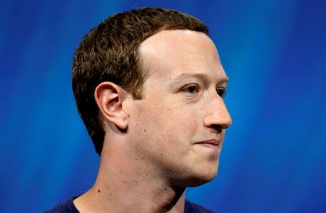 Zakladatel Facebooku Mark Zuckerberg v kvtnu 2018.