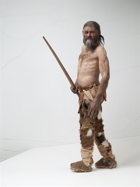 Rekonstrukce Ötziho.