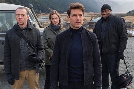 Ethan Hunt (Tom Cruise) a jeho parta. Snímek Mission Impossible: Fallout...