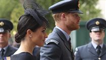 Princ Harry a vévodkyně ze Sussexu Meghan při oslavách stého výročí od založení...