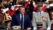 Slavnosti se zúčastnil Emmanuel Macron.