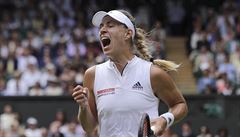 Wimbledon 2018: Angelique Kerberová slaví postup do semifinále p�es Darju...