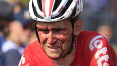 Belgický cyklista Tiesj Benoot v cíli 4. etapy Tour de France 2018. | na serveru Lidovky.cz | aktuální zprávy