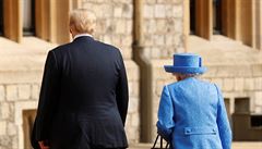 Trumpa po setkání s královnou eká soukromý víkend ve Skotsku.
