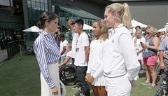 Vévodkyn Meghan s juniorskými tenisovými hrái.