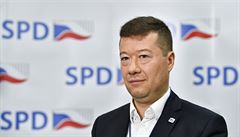 Tomio Okamura obhjil post fa SPD. A tvrd zatoil na EU i Babie