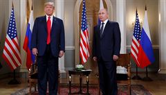 Americký prezident Donald Trump se setkal s ruským prezidentem Vladimirem...