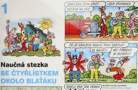 Naun stezka se tylstkem okolo Blaku