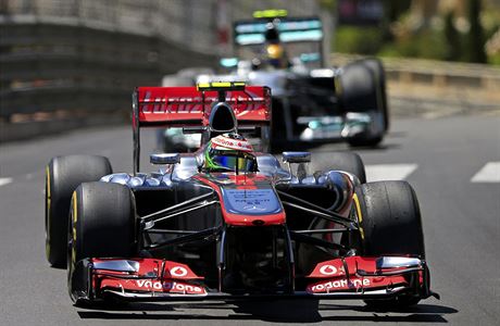 Sergio Perez z McLarenu.