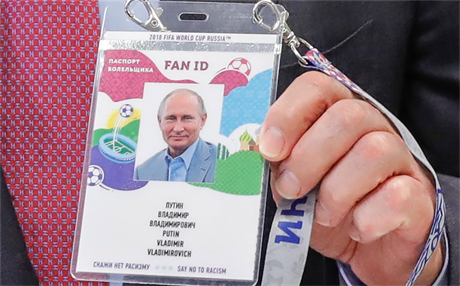Fan ID prezidenta Vladimira Putina.