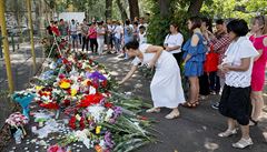 Kazachstán truchlí za se svého zavra�d�ného krasobrusla�e Denise Tena.