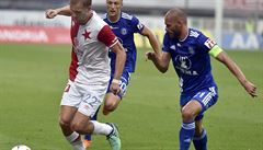 Utkání 1. kola první fotbalové ligy: Sigma Olomouc - Slavia Praha, 22. ervence...