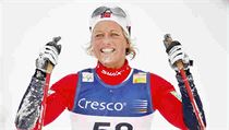 Norská běžkyně na lyžích Vibeke Skofterudová.