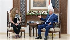 Tamimiovou pijal i palestincký prezident Mahmúd Abbás.